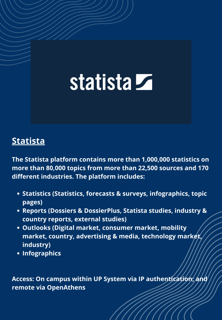 New Database Subscription: Statista