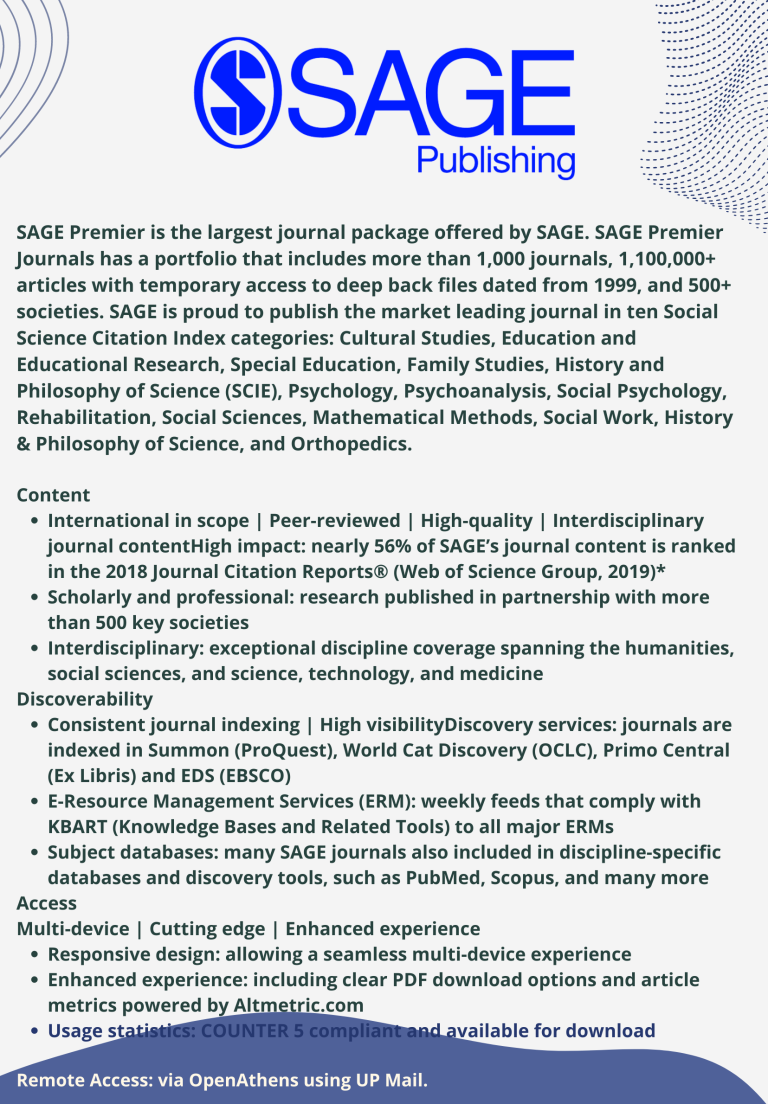 New database subscription: SAGE Premier