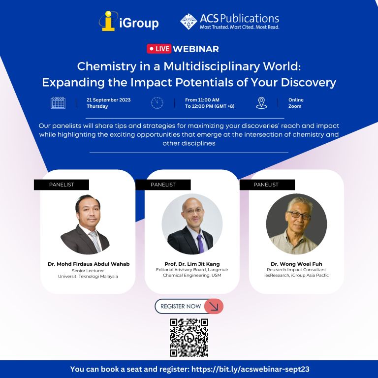 3rd ACS PPP Webinar on "Chemistry in a Multidisciplinary World: Expanding the Impact Potentials of Your Discovery"