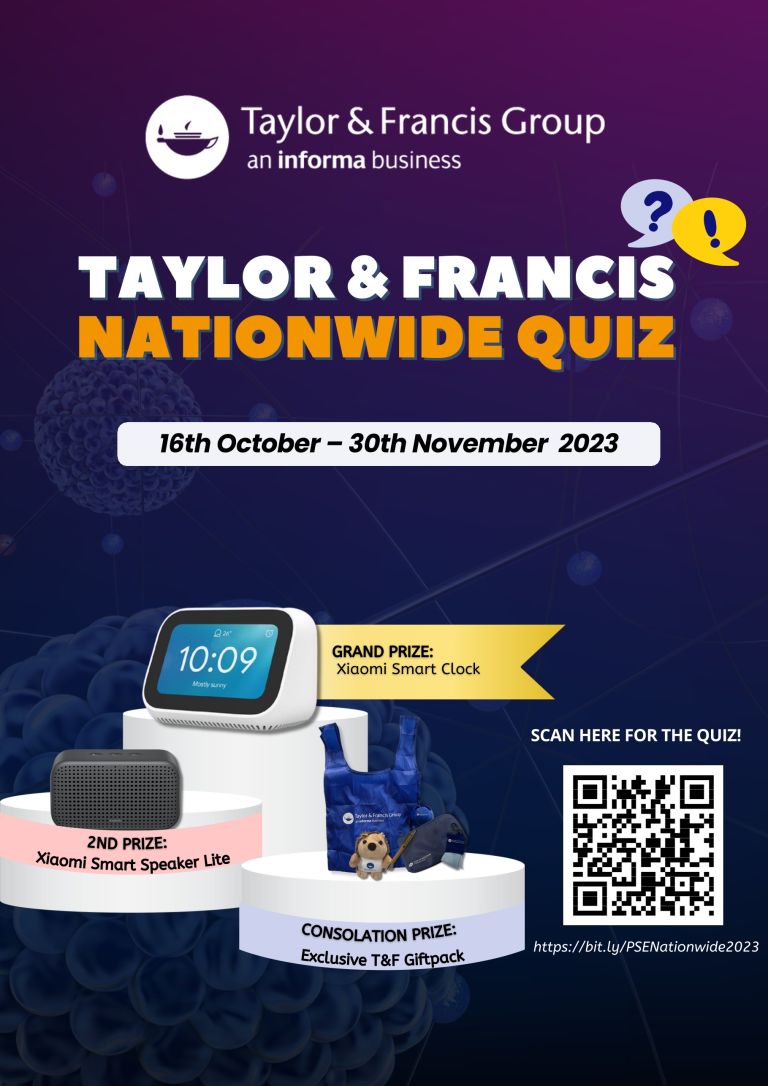 Invitation to Taylor & Francis - 2023 PSE Nationwide Quiz for Philippines